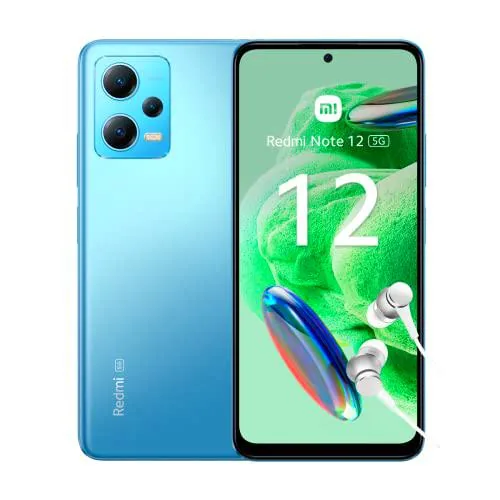 Redmi Note 12 5G - Smartphone de 4+128GB, Pantalla de 6,67" AMOLED FHD+ 120Hz