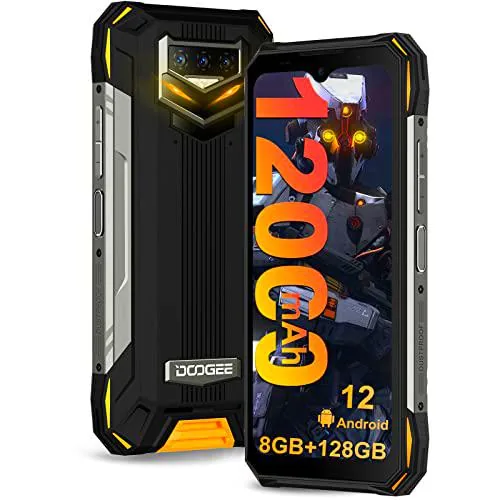 DOOGEE S89 Movil Antigolpes y Agua, 12000mAh(33W) 6.3" FHD Móvil Resistente Android 12 Octa Core