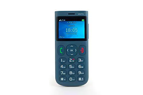Maxcom Teléfono móvil para Personas Mayores con botón de Llamada de Emergencia