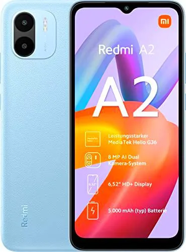 Smartphone Xiaomi Redmi A2 2GB/ 32GB/ 6.52"/ Azul Claro