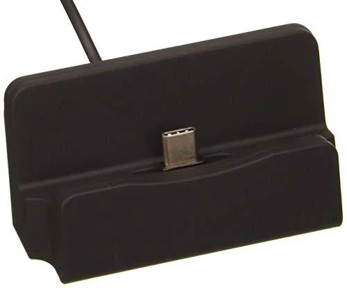 Estación de Carga Tipo C para XIAOMI Mi Mix 3 Smartphone Soporte Cargador Escritorio (Negro)