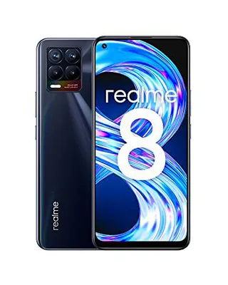 Realme 8 - Smartphone 128GB, 6GB RAM, Dual Sim, Punk Black