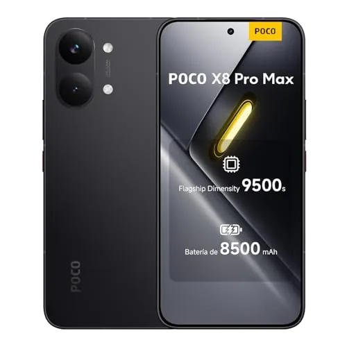 XIAOMI POCO X8 Pro MAX Smartphone de 12+512GB Negr