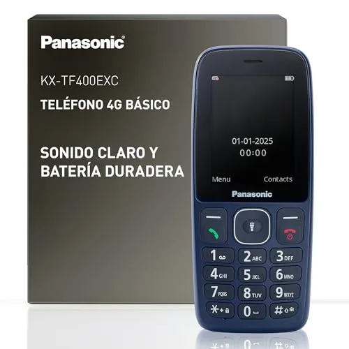 Panasonic KX-TF400EXC Teléfono 4G con Botones fácil de Usar