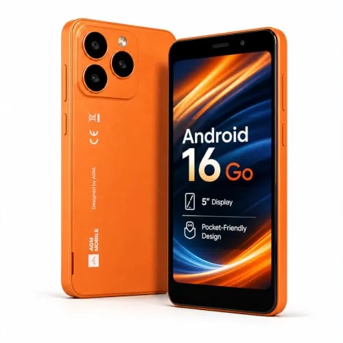 AGM Note N2 Smartphone 4G Compacto, Android Go, Pantalla de 4,96" de AGM en Electrónica