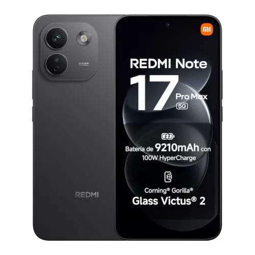 REDMI Note 17 Pro MAX 5G, Smartphone 8+512GB, Negro