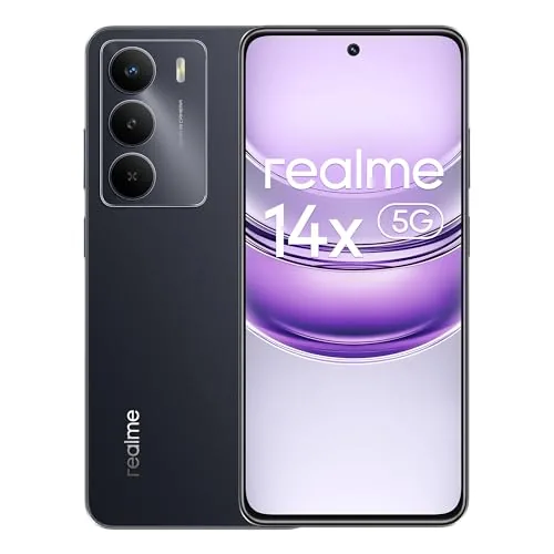 realme Teléfono móvil 14X 5G 6+128GB Smartphone, procesador Dimensity 6300
