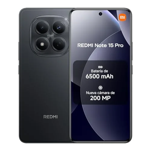 XIAOMI REDMI Note 15 Pro Smartphone 8+256GB Negro