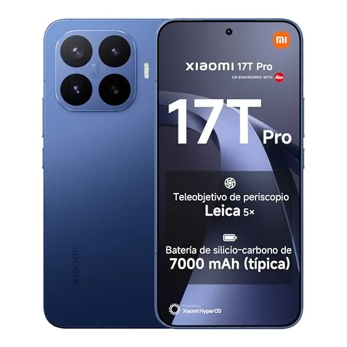 XIAOMI 17T Pro Smartphone de 12+1024GB Azul Teleob