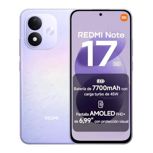 REDMI Note 17 5G, Smartphone 6+128GB, Morado Celestial
