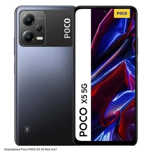 POCO X5 5G 8/256GB Negro Libre + Cable USB-C a Jac