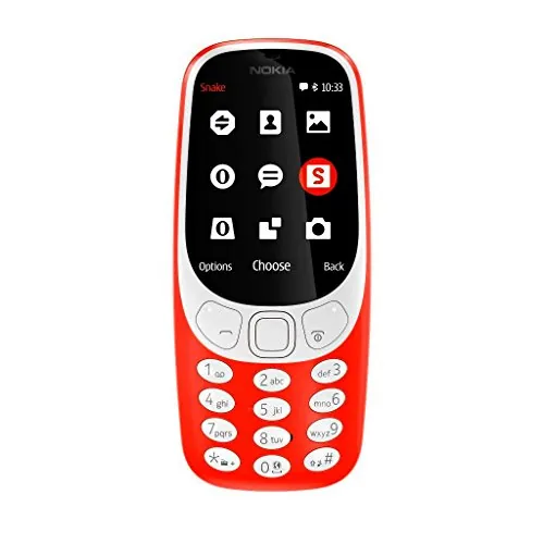 Nokia 3310 2.4" 79.6g Negro, Gris, Rojo Característica del teléfono