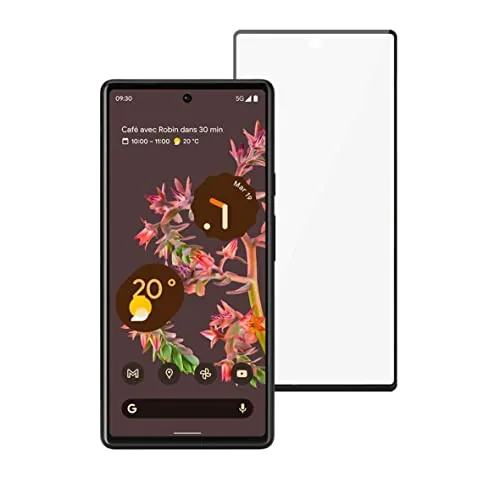 Google Sans Buds GA02900-FR+VT Wireless Bundle Pixel 6 Black + Vidrio templado
