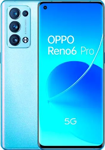 Reno 6 Pro 5G Artic Blue - AMOLED FHD+ 6,55" 90Hz, Quad-camara 50MP+16MP+13MP+2MP