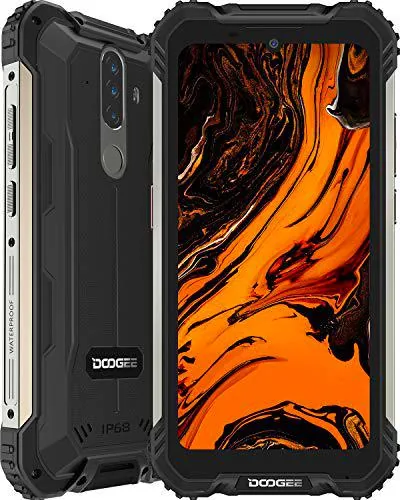 DOOGEE S58 Pro Movil Irrompible, 6GB RAM+64GB ROM, Batería 5180mAh 24W Telefono Movil Resistente IP68 IP69K de DOOGEE