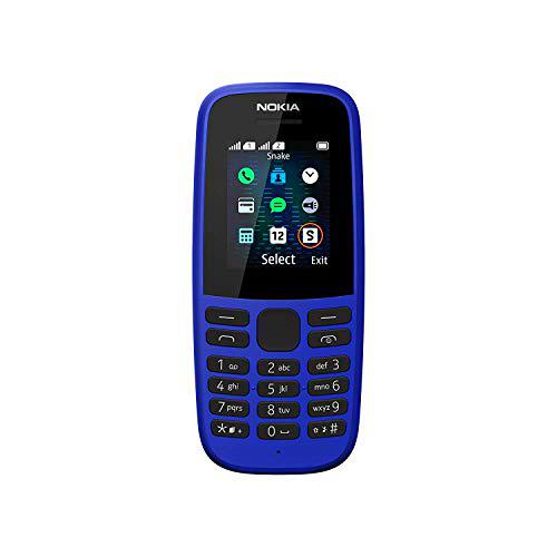 Nokia 105 - 2019 Blue Dual Sim, Versión extranjera