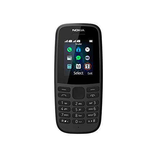 Nokia 105 2019 - Teléfono móvil, Dual Sim, idioma inglés y alemán