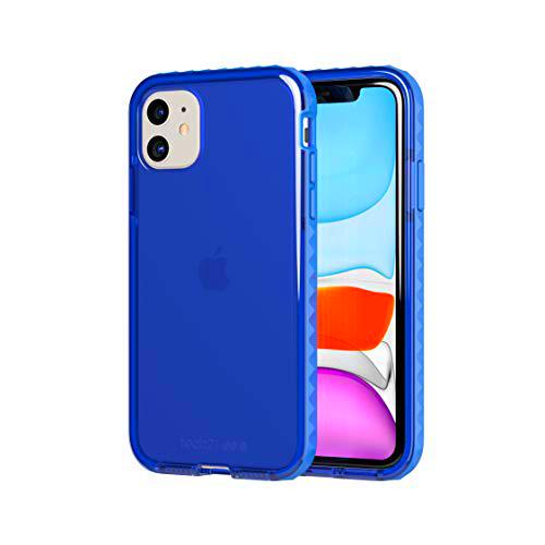 Tech21 EVO Rox - Carcasa para iPhone 11 (protección contra caídas de 12 pies), Color Azul