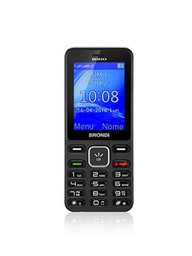 Brondi brio 2.4" 69g Negro, Titanio Teléfono básico