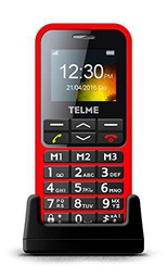 TELME C151 1.8" 70g Rojo Teléfono básico - Teléfono móvil (Barra