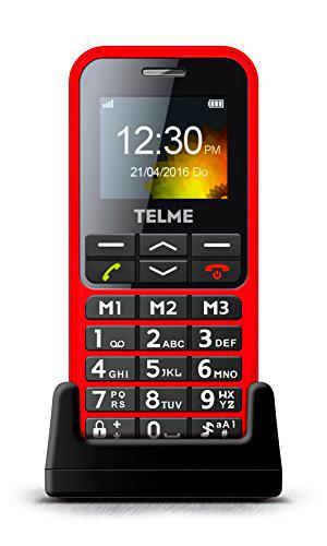 TELME C151 1.8&quot; 70g Rojo Teléfono básico - Teléfono móvil (Barra