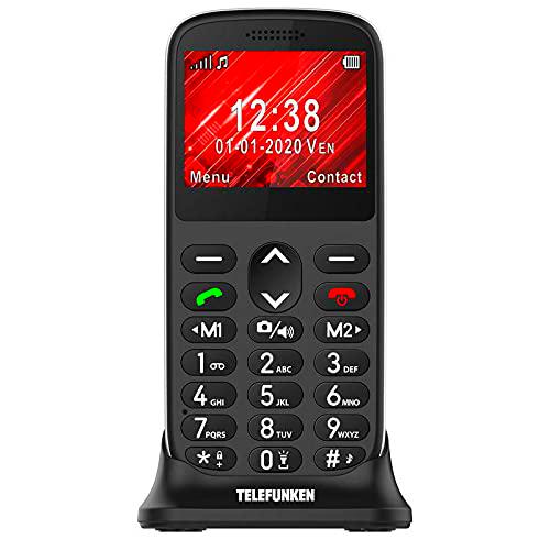 Telefunken - Teléfono móvil S420, Negro