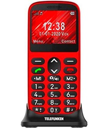 Telefunken - Teléfono móvil S420, Rojo