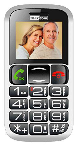 MaxCom MM428 - Teléfono móvil (Barra, SIM doble, 4,57 cm (1.8")