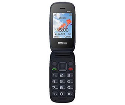 Maxcom mm817 Negro Móvil Senior Tipo Concha 2.4'' Cámara Dual Sim Sos Radio FM Ranura Microsd