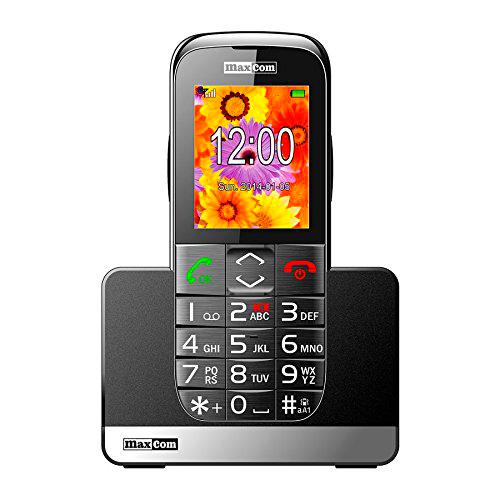MaxCom MM720 2.2" 83g Negro Teléfono básico - Teléfono móvil (Barra