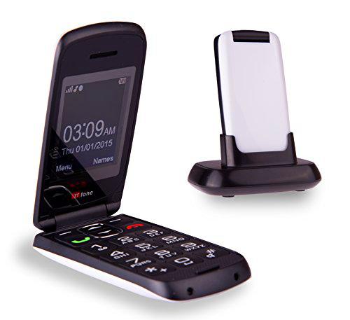 TTfone Star TT300 - Teléfono móvil Tipo Concha (básico con Botones Grandes) Color Blanco