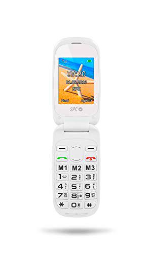 SPC Harmony - Teléfono móvil (Dual SIM, Números y letras grandes