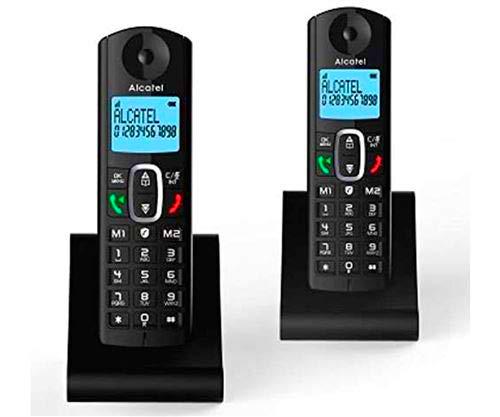 Alcatel Telefono DEC F685 Duo Negro