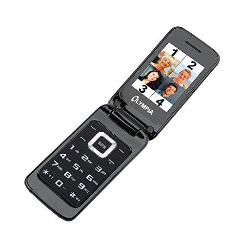 Olympia Luna 6,1 cm (2.4") 50 g Negro - Teléfono móvil (Concha