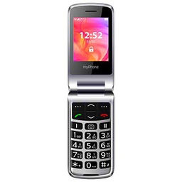 myPhone Rumba 2 Negro MÓVIL Senior 2G 2.4'' con Tapa CÁMARA Bluetooth SOS