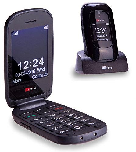 TTfone Lunar TT750 - Teléfono móvil tipo concha (básico