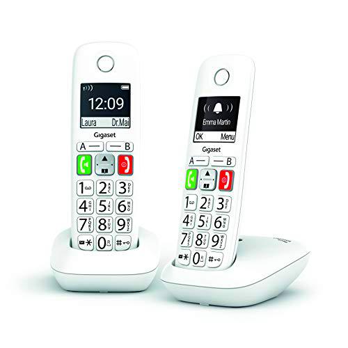 Gigaset E290 DUO - Teléfono para Mayores - Teclas Grandes
