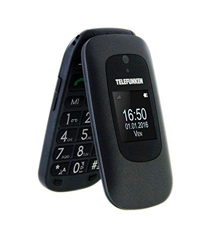 TELEFUNKEN TM250 - Teléfono móvil, Negro