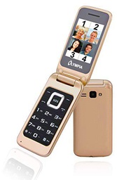 Olympia Luna 6,1 cm (2.4") 50 g Oro - Teléfono móvil (Concha