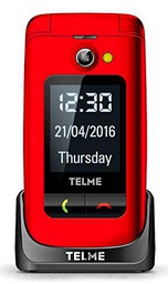 Emporia Telme X200 gsm Grande botón Función de Emergencia 3 Teclas de marcación rápida Bluetooth Manos Libres Incluye Mesa de Carga