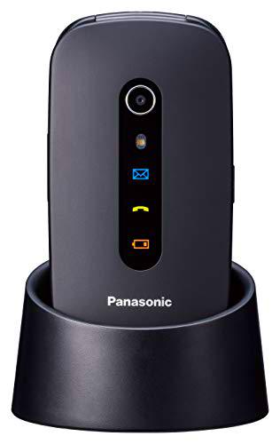 Panasonic KX-TU466EXBE - Teléfono Móvil para Mayores (Pantalla Color 2.4&quot;