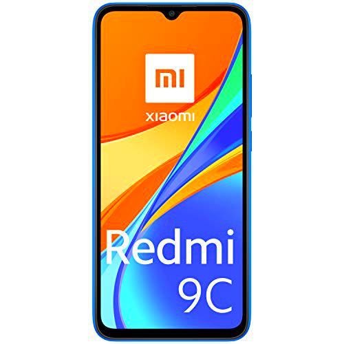 Xiaomi Redmi 9C Smartphone 3GB 64GB 6.53" HD+ Dot Drop display 5000mAh (typ) Desbloqueo facial con IA 13 MP AI Triple Cámara Azul