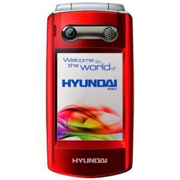 Hyundai MB de 220 Teléfono Móvil, Color Rojo