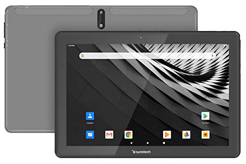 TAB1090 HD IPS 16:10 10.1" 1280 x 800 4 núcleos 1.3 Ghz Pantalla Táctil Bisel 7,8 ultraslim SO: Android 9.1 Cámara Dual HD 5000 mAh 2GB DDR + 64 GB Bluetooth 5.0 GPS Radio FM Dual SIM WiFi 3. Plata.