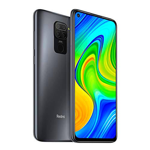 Xiaomi Redmi Note 9 3GB 64GB Smartphone 48MP Cámara Cuádruple MTK Helio G85 Octa Core 6.53" FHD Teléfono móvil (Pure Black) [No NFC]