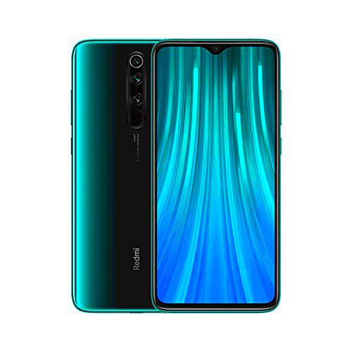 Xiaomi Redmi Note 8 Pro Smartphone,6GB RAM 128GB ROM Mobilephone,Pantalla Completa de 6.53",MTK Helio G90T Octa Core,Carga de 4500mAh,Quad Cámara(64MP + 8MP + 2MP + 2MP) Versión Global (Verde)