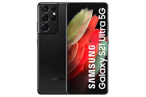 Samsung Smartphone Galaxy S21 Ultra 5G de 256 GB con Sistema Operativo Android Color Negro