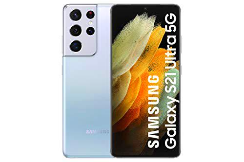 Samsung Smartphone Galaxy S21 Ultra 5G de 256 GB con Sistema Operativo Android Color Plata