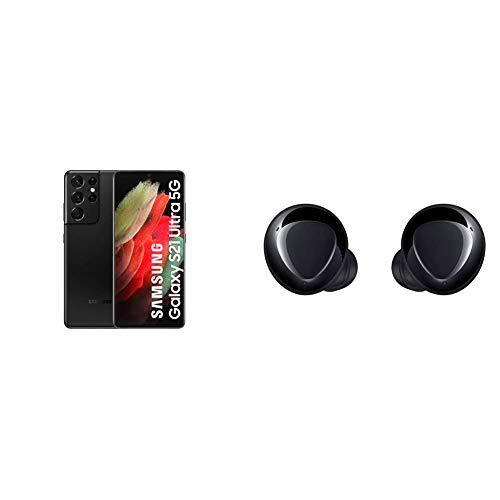 Samsung Smartphone Galaxy S21 Ultra 5G de 256 GB Negro &amp; Buds+ Negro [Versión Española]