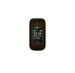 Beafon SL580 2.4" 88g Negro, Marrón - Teléfono móvil (Concha
